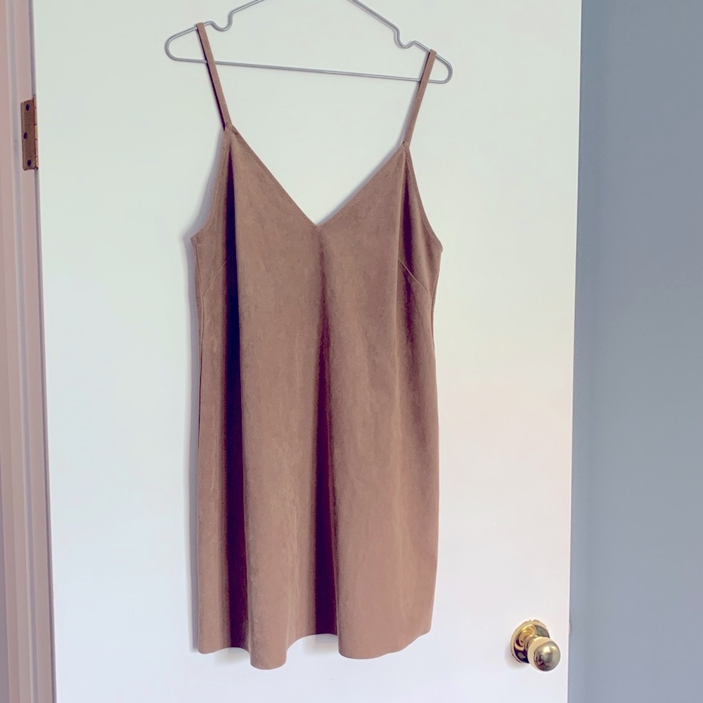 Aritzia Wilfred Free Suede Mini dress - size small - Picture 1 of 8